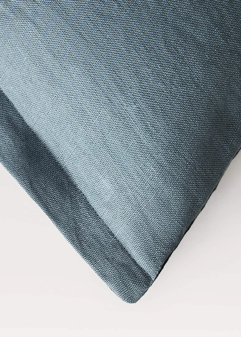 Two-tone linen cushion cover 40x60cm