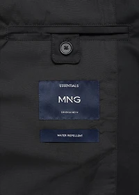 Water-repellent cotton trench coat