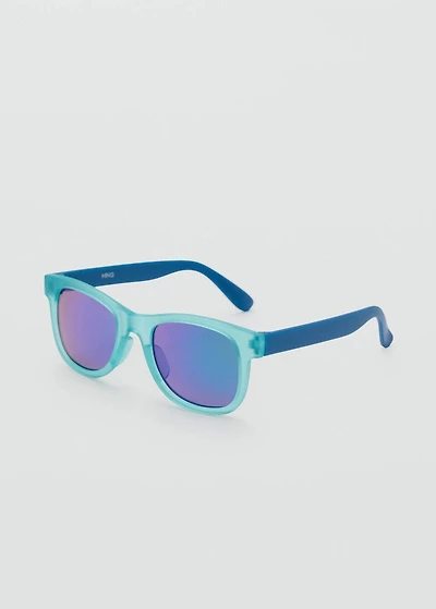 Rectangular polarised sunglasses