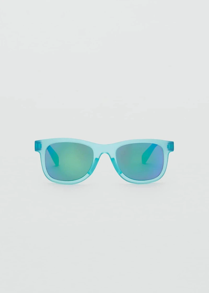 Rectangular polarised sunglasses