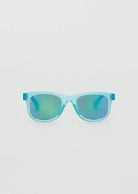 Rectangular polarised sunglasses