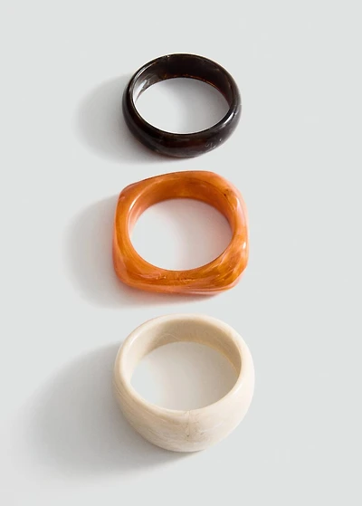 Set of 3 combined bracelets