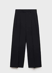 Straight suit trousers