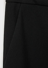 Straight suit trousers