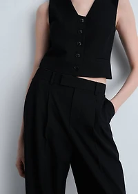 Straight suit trousers