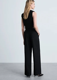 Straight suit trousers