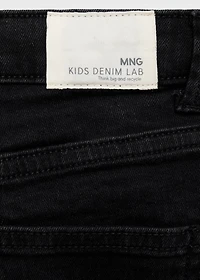 Straight-fit denim shorts