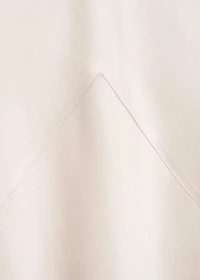 Satin maxi-skirt