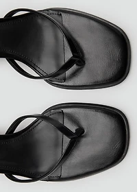 Strappy heeled sandals