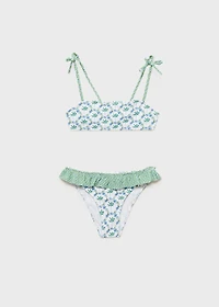 Printed combination bikini