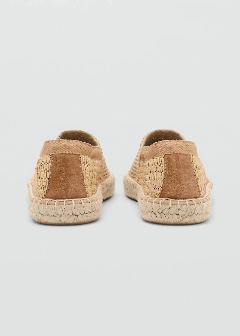 Raffia espadrilles