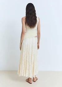 Long lace skirt