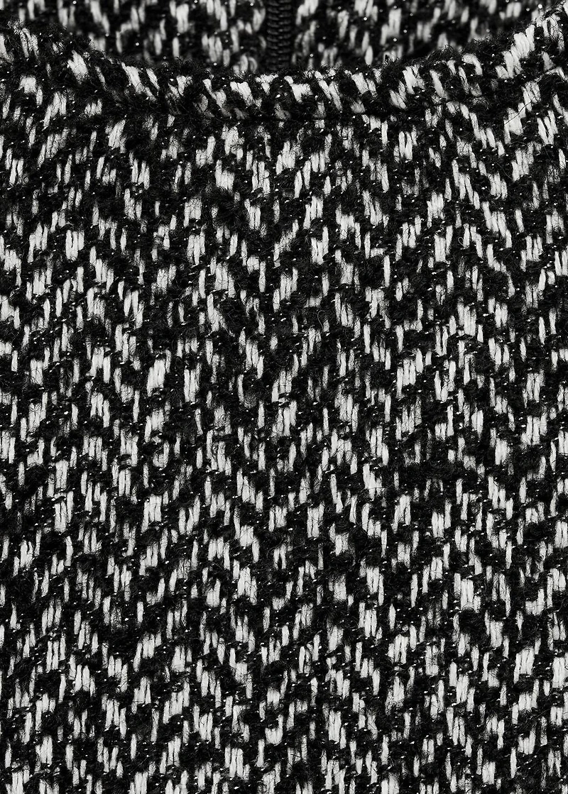 Spike stitch pinafore