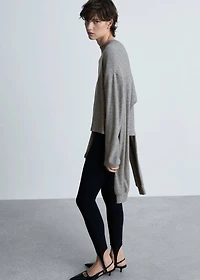 Sweatshirt with decorative sleeve