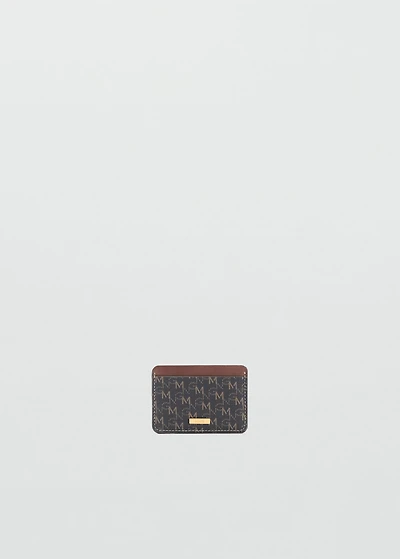 Card holder with printed logo