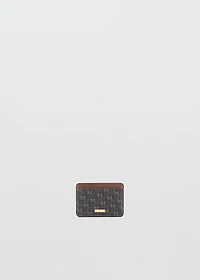 Card holder with printed logo