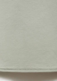 Cotton round-neck top