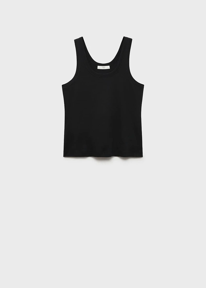 Cotton top with straps