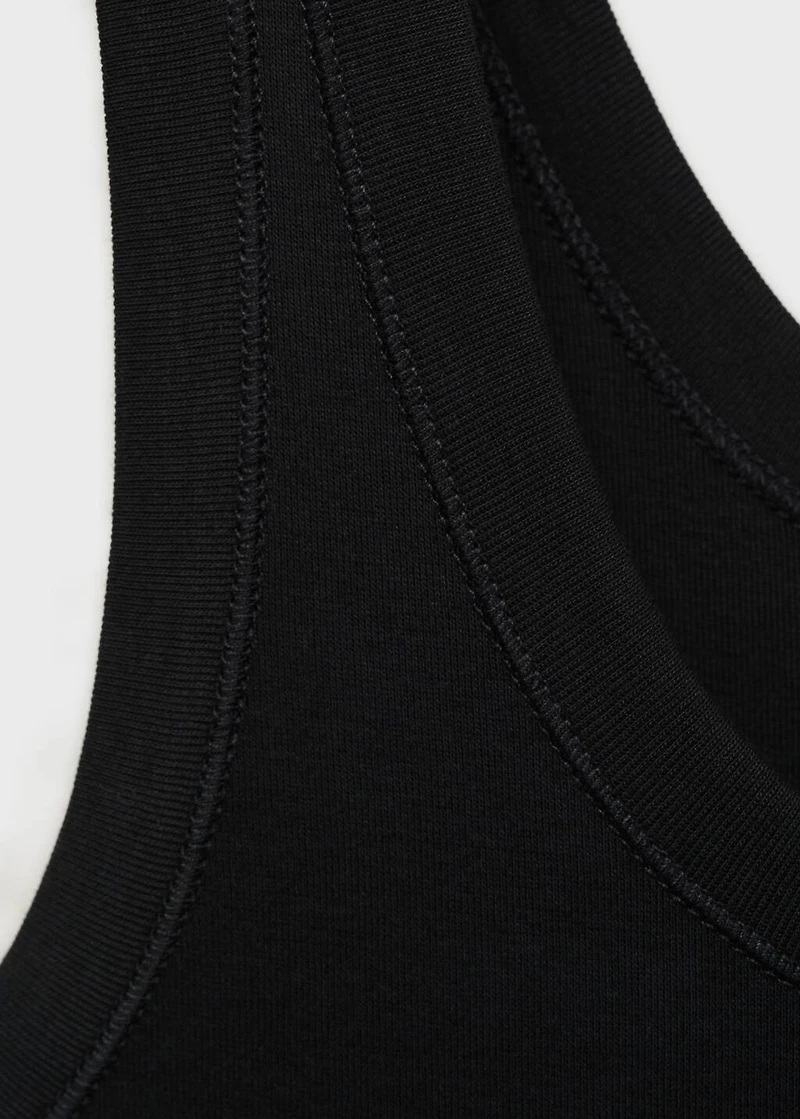 Cotton top with straps