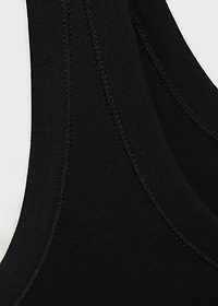 Cotton top with straps