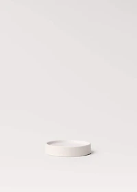 Stoneware soap dish with relief