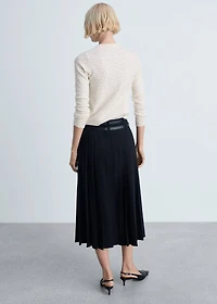 Polka-dot knitted sweater