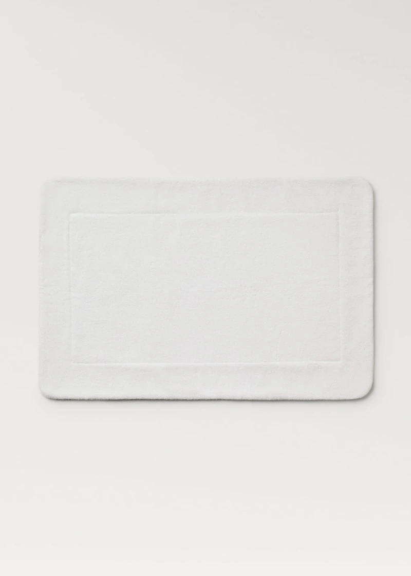 Extra-soft cotton bath mat