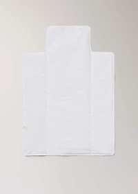 Children’s cotton portable changing table with mini-flower print