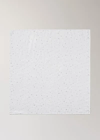 Cotton swaddle with star print