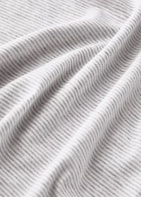 Cotton striped children's top sheet for 90cm bed
