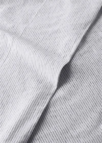 Cotton striped top sheet for crib