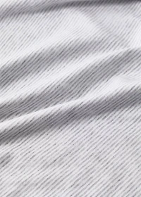 Cotton striped top sheet for crib