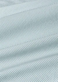 Cotton percale striped children's top sheet for 90 cm bed