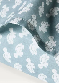 Cotton percale printed children's pillowcase 30x50 cm