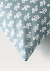 Cotton percale printed children's pillowcase 30x50 cm