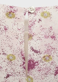 Printed short dress