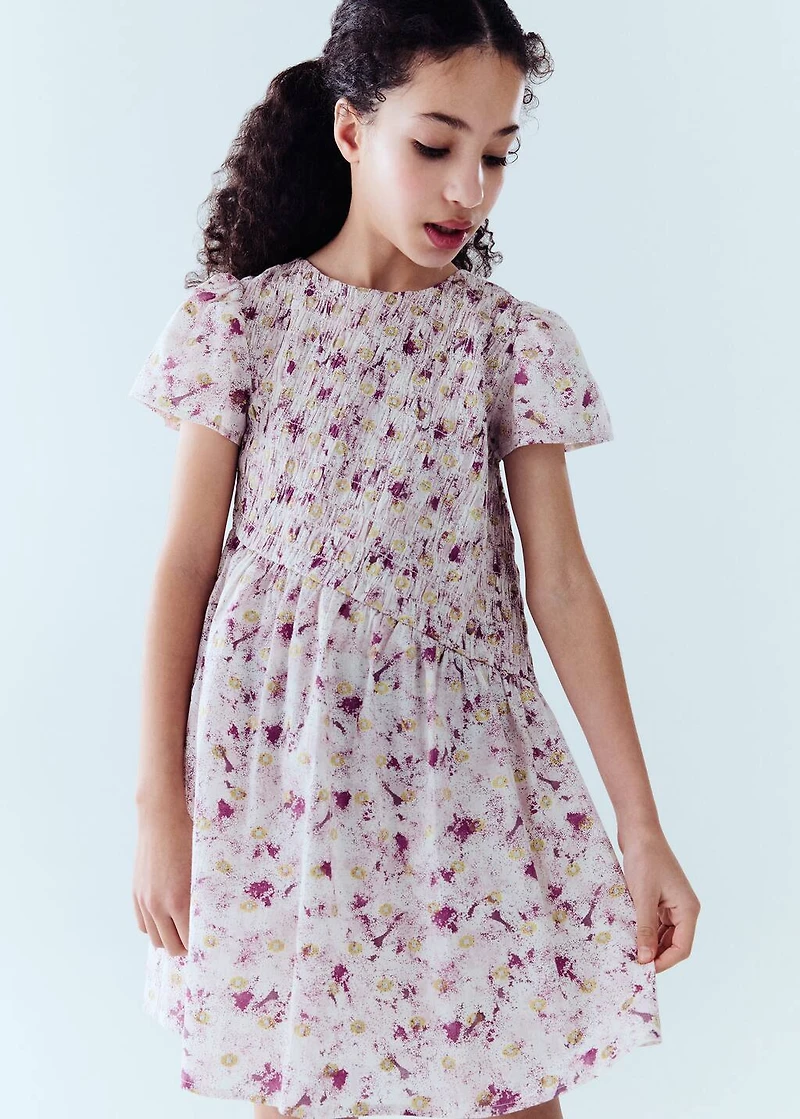 Printed short dress