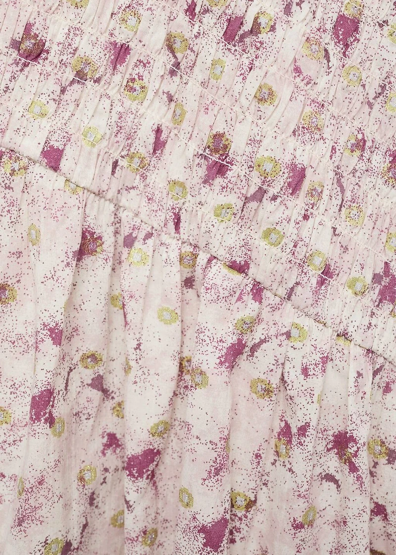 Printed short dress
