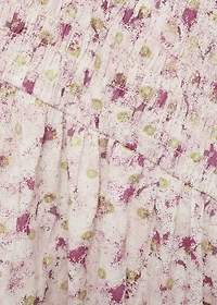 Printed short dress