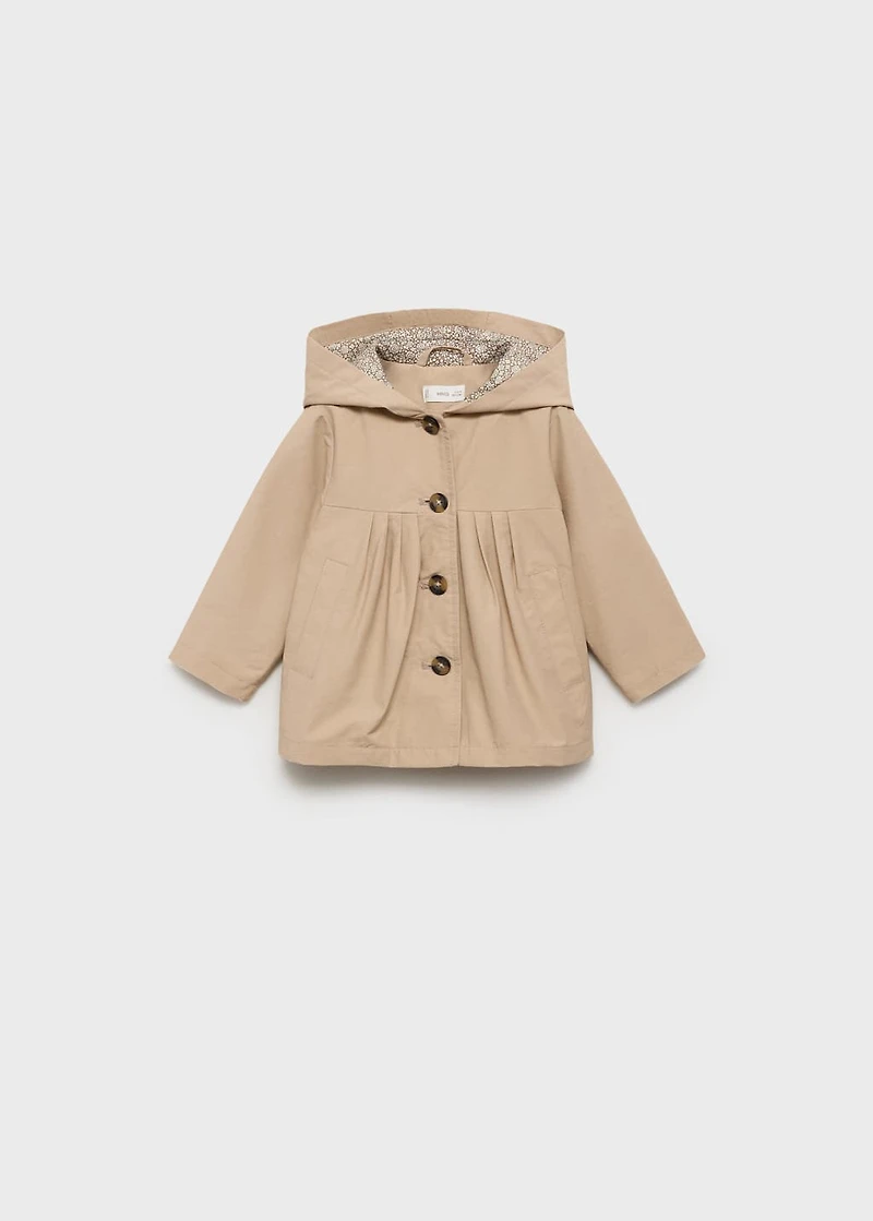 Buttons trench waistcoat