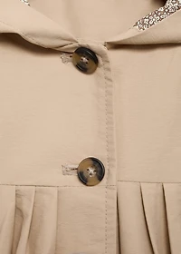 Buttons trench waistcoat