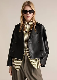 Straight mid-rise pants