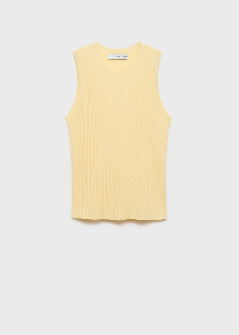 Ribbed knit top