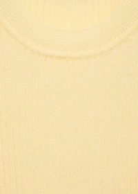 Ribbed knit top