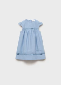 Embroidered detail dress