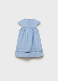 Embroidered detail dress