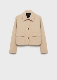 Cotton jacket with pockets