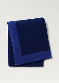 Cotton beach towel with frame design