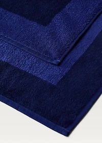 Cotton beach towel with frame design