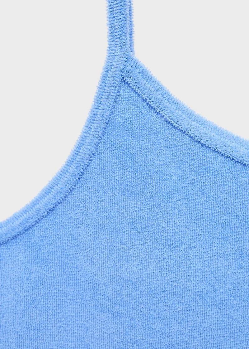 Terry cotton top